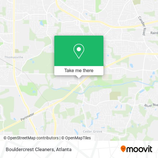 Bouldercrest Cleaners map