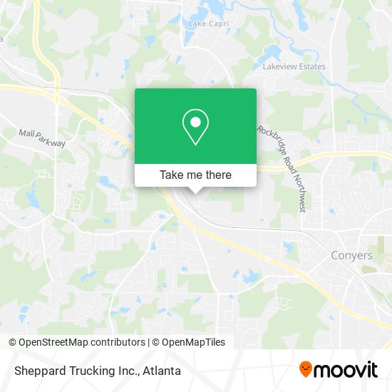 Sheppard Trucking Inc. map