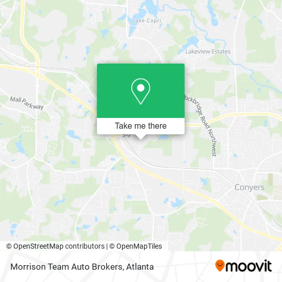 Morrison Team Auto Brokers map