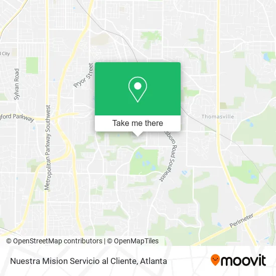 Nuestra Mision Servicio al Cliente map