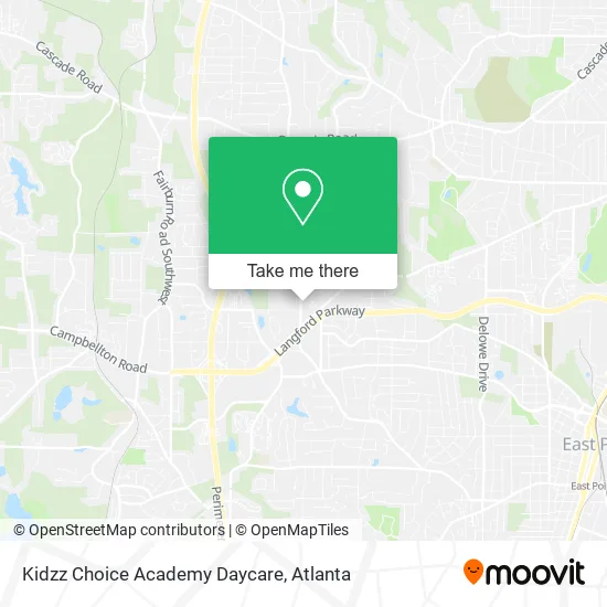 Mapa de Kidzz Choice Academy Daycare