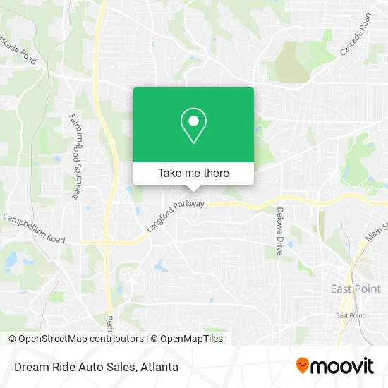 Mapa de Dream Ride Auto Sales