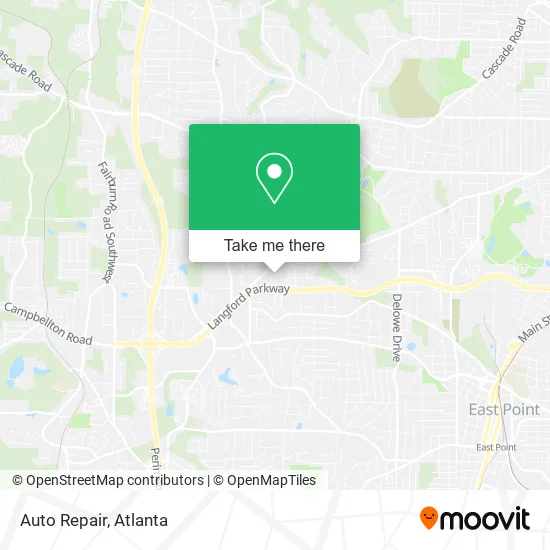 Mapa de Auto Repair