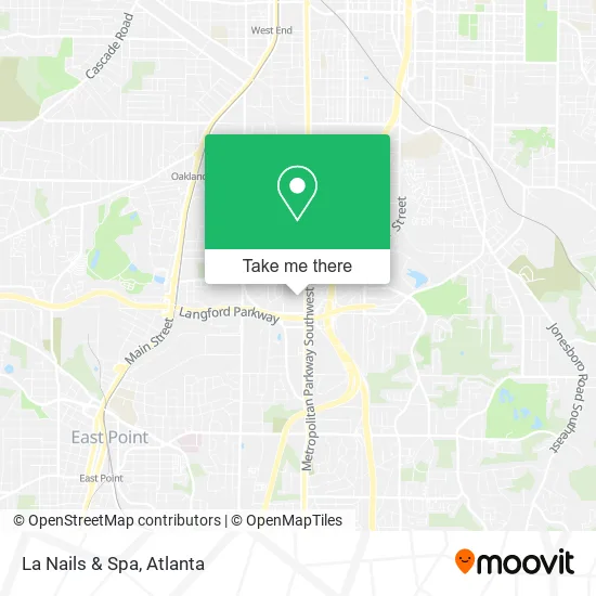Mapa de La Nails & Spa