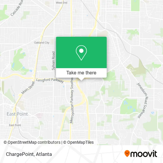 ChargePoint map