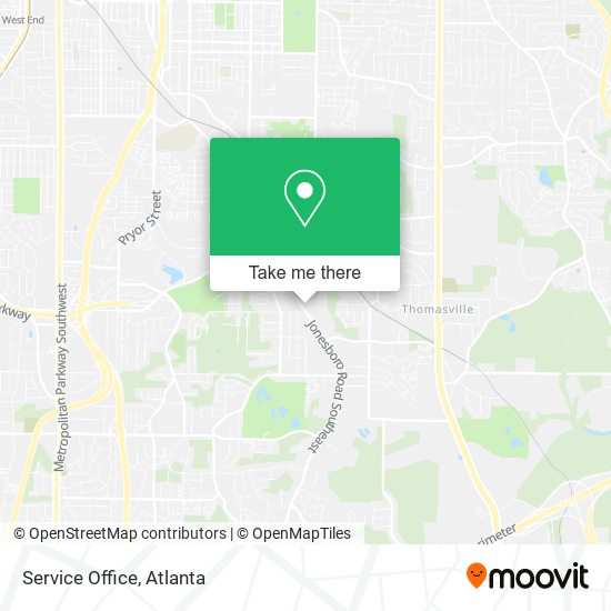 Mapa de Service Office