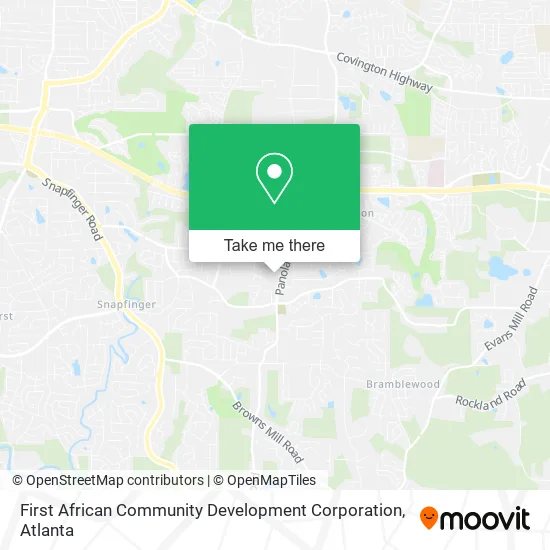 First African Community Development Corporation map
