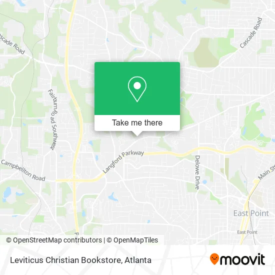 Mapa de Leviticus Christian Bookstore