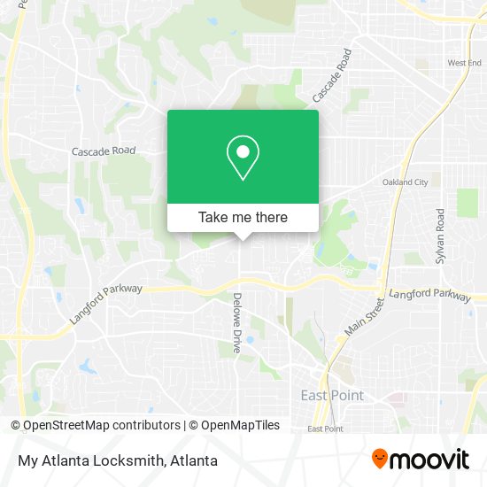 Mapa de My Atlanta Locksmith