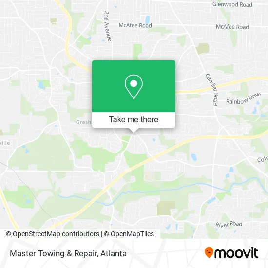 Master Towing & Repair map