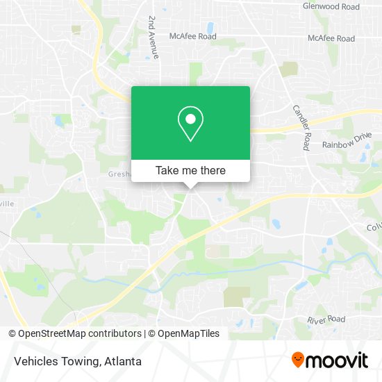 Mapa de Vehicles Towing