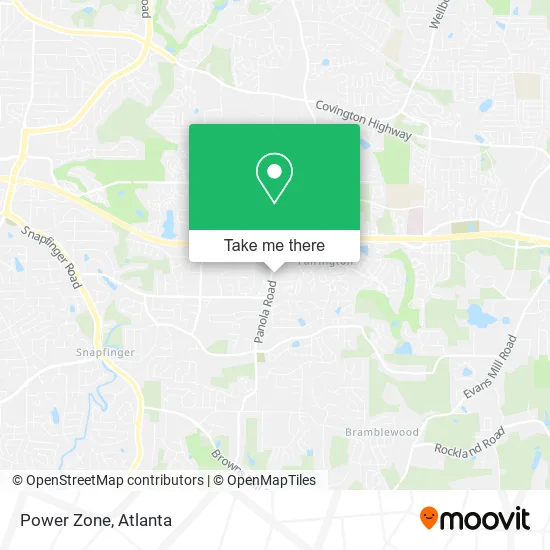 Mapa de Power Zone