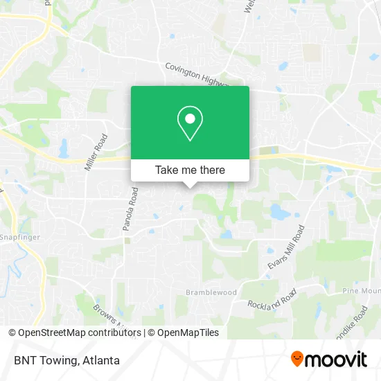 Mapa de BNT Towing