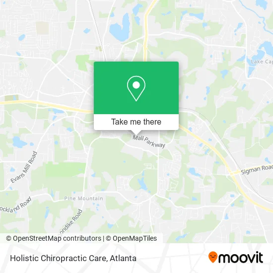 Holistic Chiropractic Care map