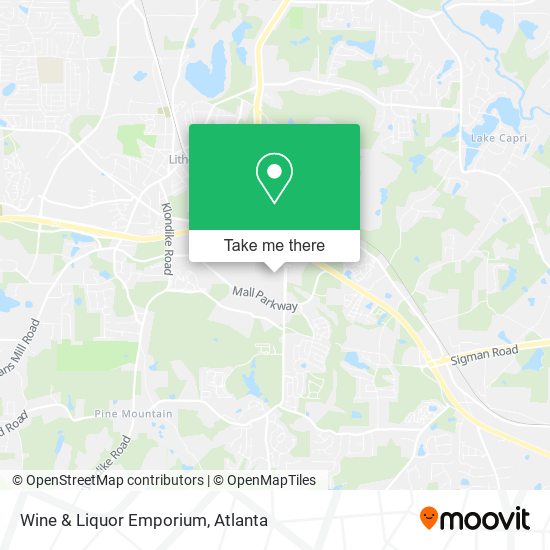 Wine & Liquor Emporium map