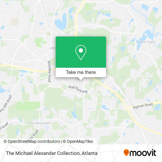 The Michael Alexander Collection map