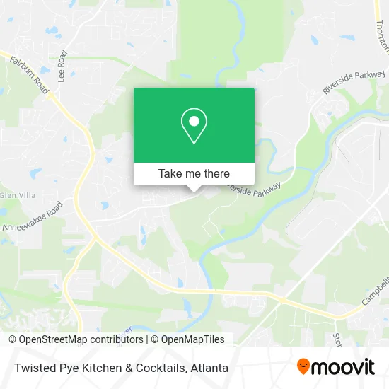 Twisted Pye Kitchen & Cocktails map