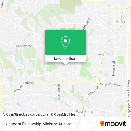 Kingdom Fellowship Ministry map