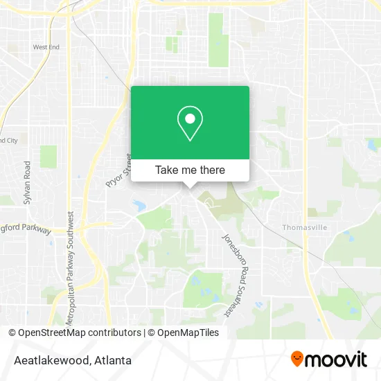 Aeatlakewood map