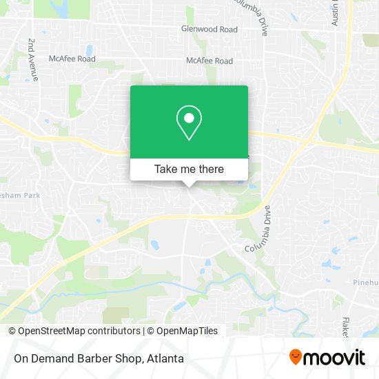 On Demand Barber Shop map