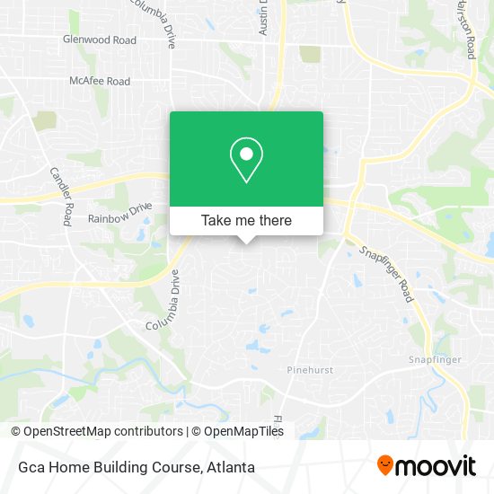 Mapa de Gca Home Building Course