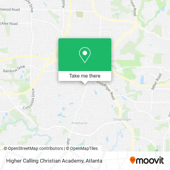 Higher Calling Christian Academy map