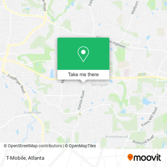 T-Mobile map