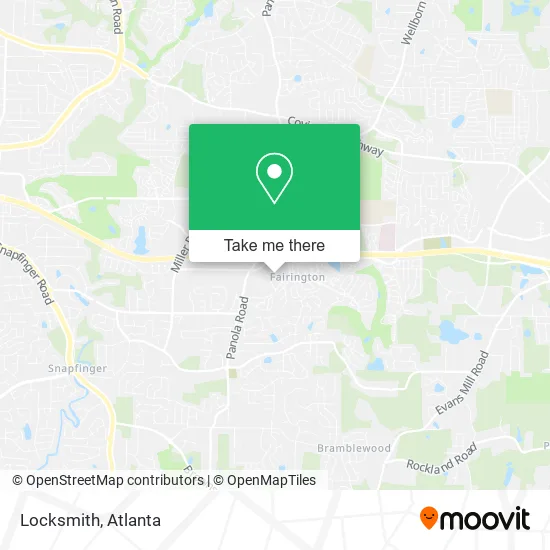 Locksmith map