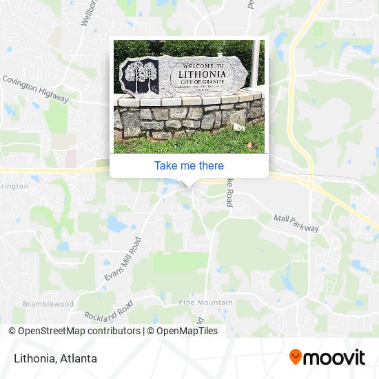 Mapa de Lithonia