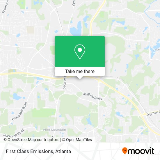 First Class Emissions map