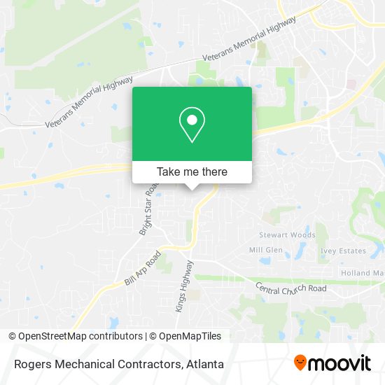 Mapa de Rogers Mechanical Contractors