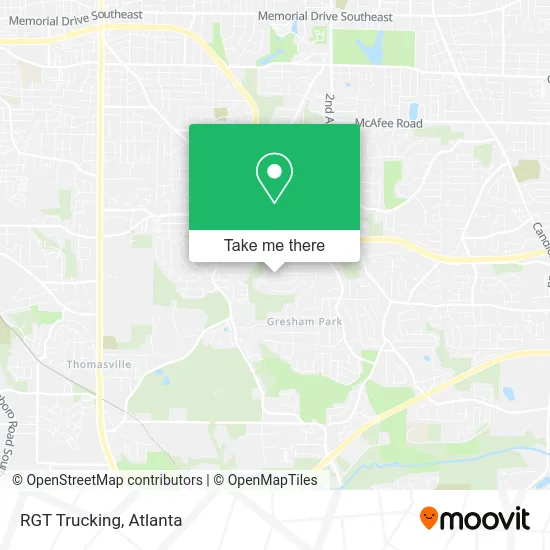 RGT Trucking map