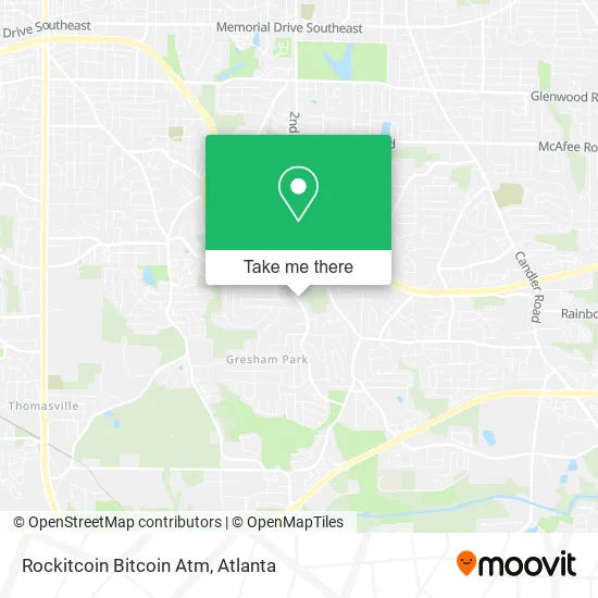 Mapa de Rockitcoin Bitcoin Atm