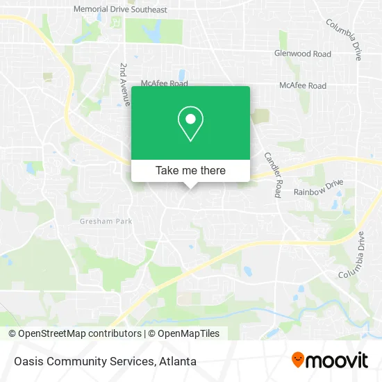 Mapa de Oasis Community Services