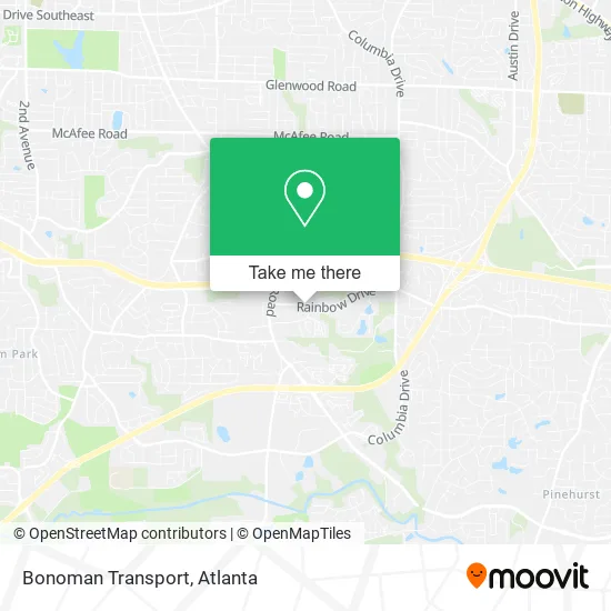 Mapa de Bonoman Transport