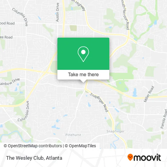 The Wesley Club map