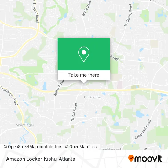 Amazon Locker-Kishu map