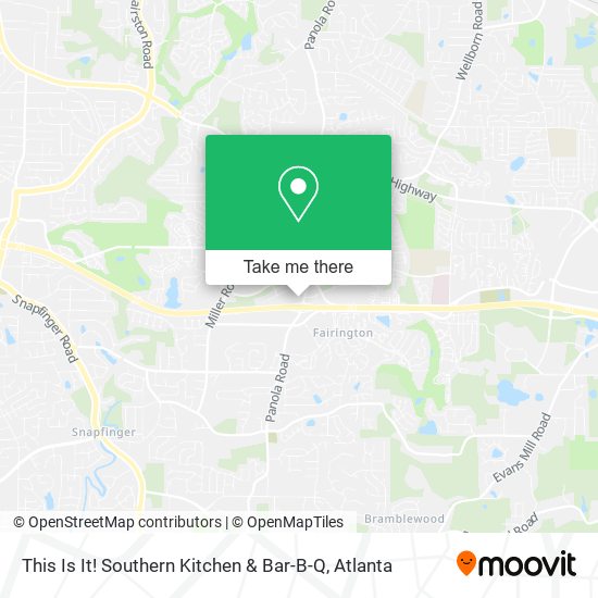 This Is It! Southern Kitchen & Bar-B-Q map
