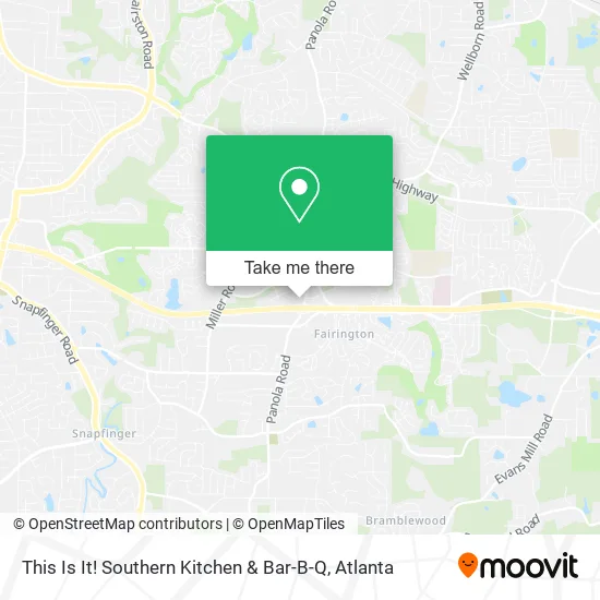 Mapa de This Is It! Southern Kitchen & Bar-B-Q