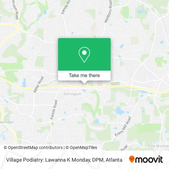 Mapa de Village Podiatry: Lawanna K Monday, DPM