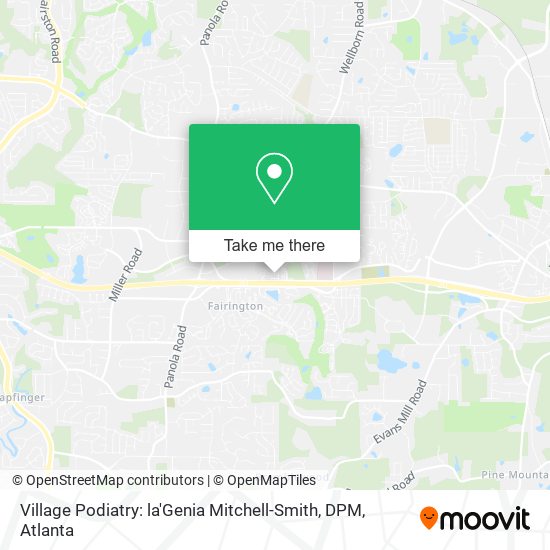 Mapa de Village Podiatry: la'Genia Mitchell-Smith, DPM
