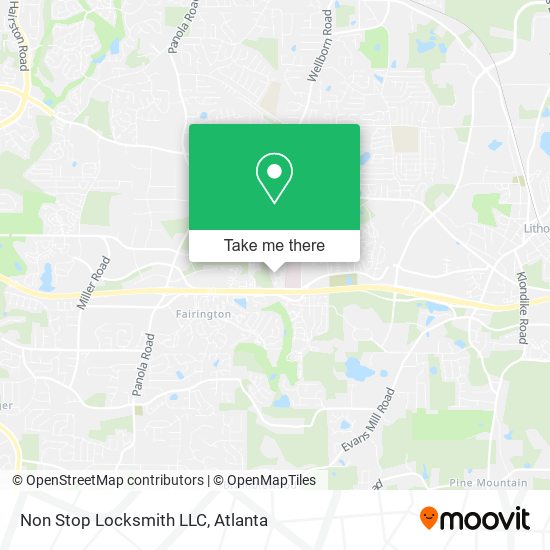 Mapa de Non Stop Locksmith LLC