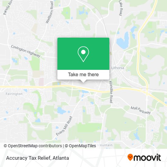 Accuracy Tax Relief map