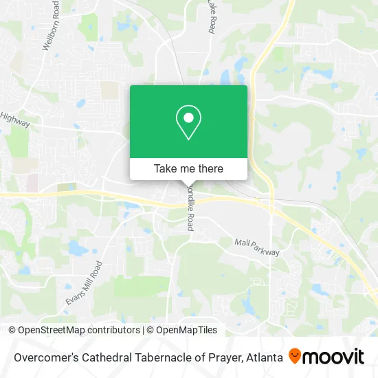 Overcomer's Cathedral Tabernacle of Prayer map