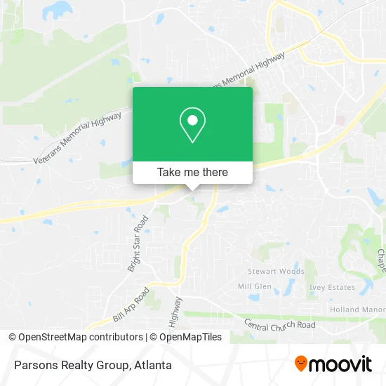 Parsons Realty Group map