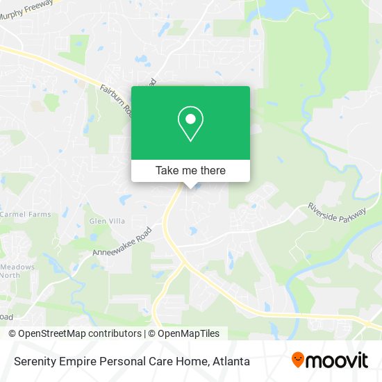 Serenity Empire Personal Care Home map