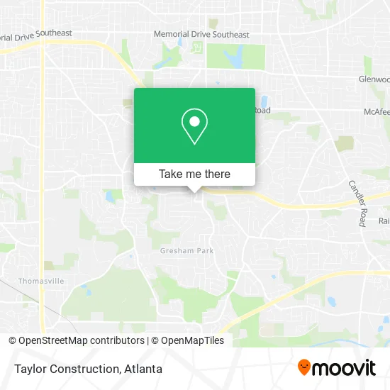Mapa de Taylor Construction