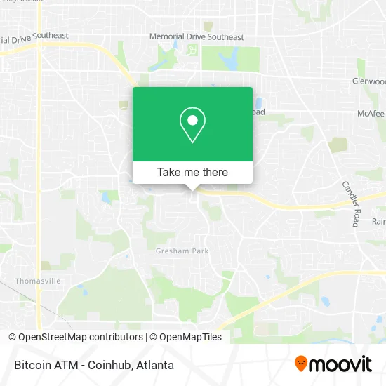 Bitcoin ATM - Coinhub map