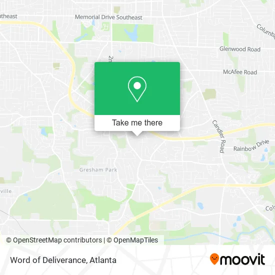 Mapa de Word of Deliverance
