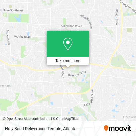 Holy Band Deliverance Temple map